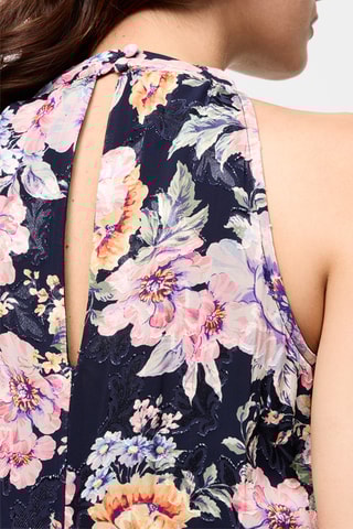 Robe longue - Bleu marine