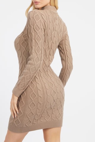 Robe fourreau - Taupe