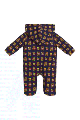 Combipilote à capuche - Bleu marine