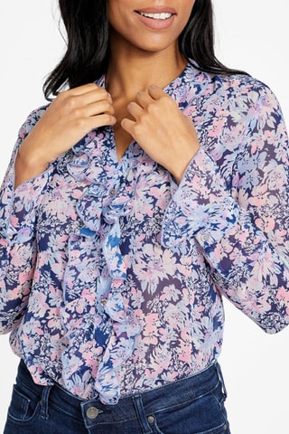 Chemisier slim - Bleu