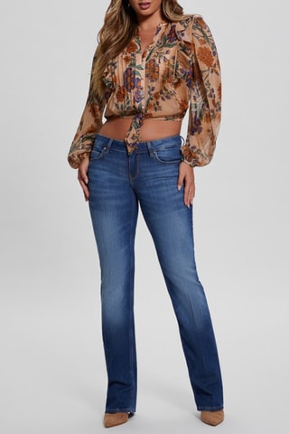 Chemisier noué - Beige