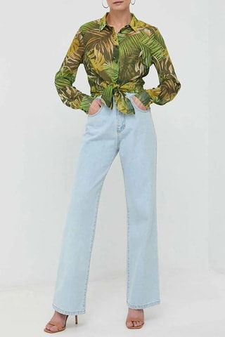 Chemisier noué - Vert