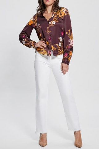 Chemisier regular - Marron