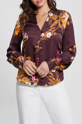 Chemisier regular - Marron