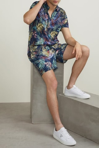 Chemise slim Rickar - Bleu marine