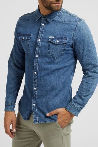 Chemise en jean - Ciel