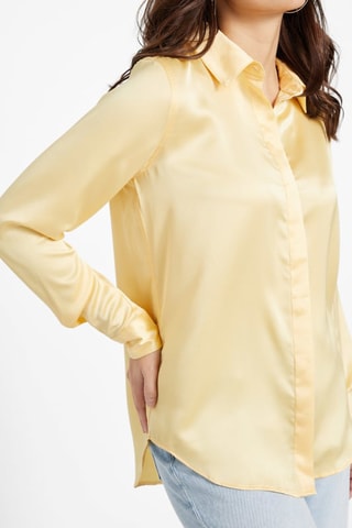 Chemisier slim - Jaune