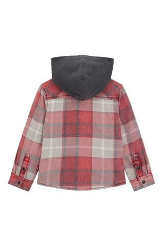 Chemise à capuche - Rouge