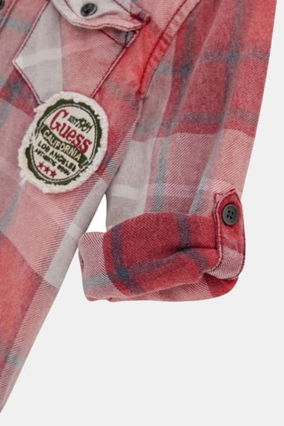 Chemise à capuche - Rouge