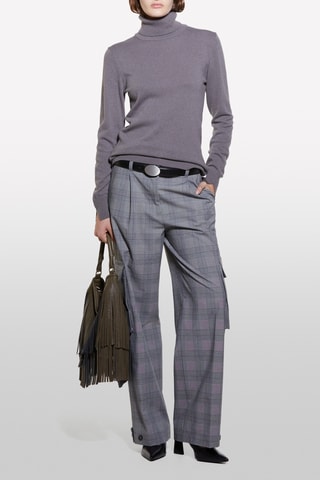 Sous-pull en laine et cachemire - Gris