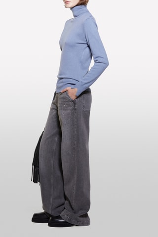 Sous-pull en laine et cachemire - Gris