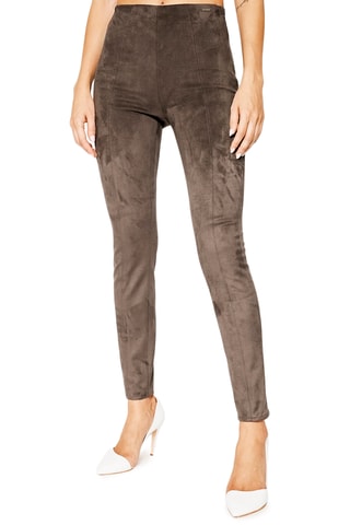 Legging en velours - Marron