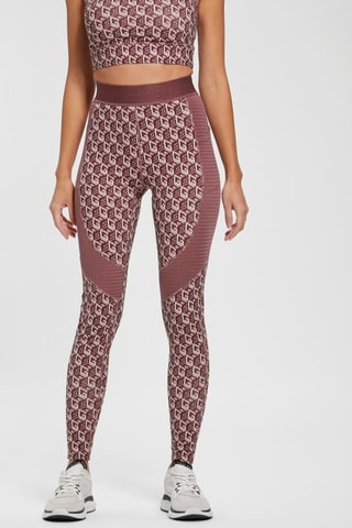 Legging taille haute - Marron