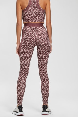 Legging taille haute - Marron