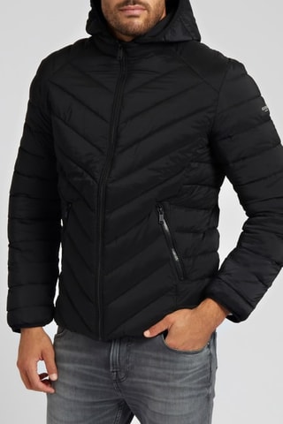 Doudoune à capuche - Noir