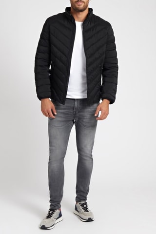 Doudoune à capuche - Noir