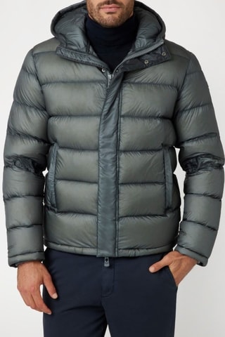 Doudoune à capuche - Gris