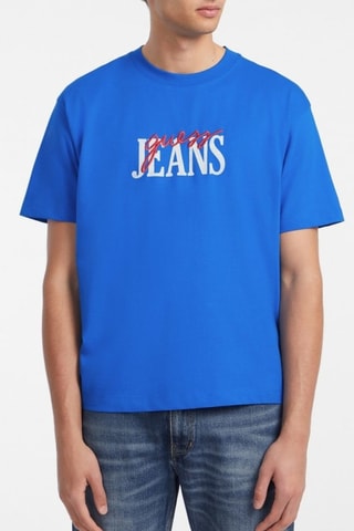 T-shirt oversize - Bleu électrique