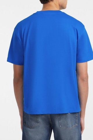 T-shirt oversize - Bleu électrique