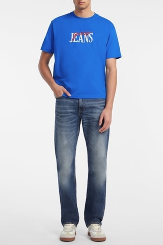 T-shirt oversize - Bleu électrique