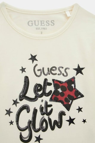 T-shirt et jupe - Ecru et rouge