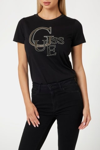 T-shirt Studded - Noir