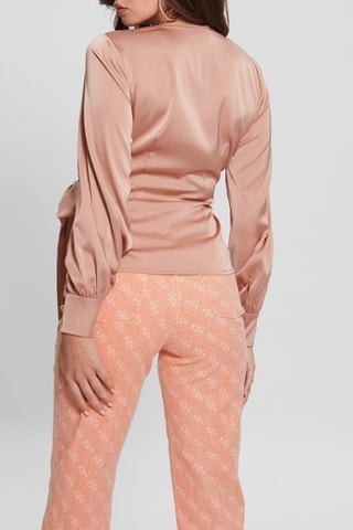 Blouse portefeuille - Rose