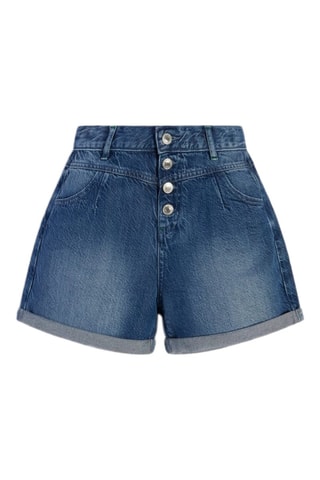 Short en jean Bleu marine