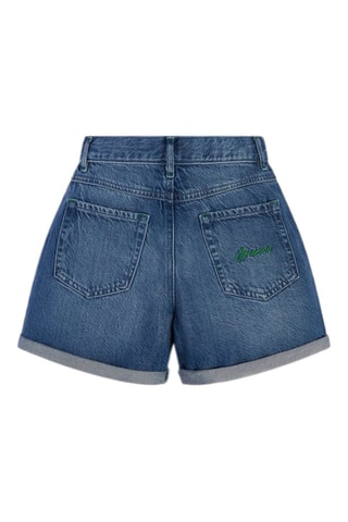 Short en jean Bleu marine