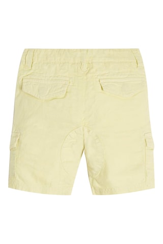 Short en lin Jaune