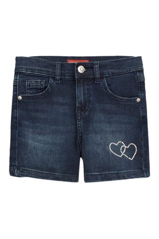 Short en jean - Bleu foncé