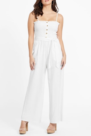 Combinaison en lin - Blanc