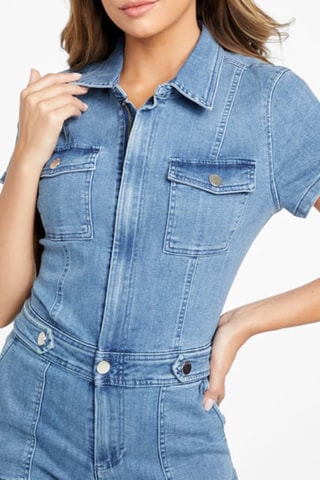 Combinaison en jean - Bleu