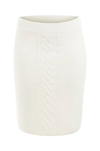 Jupe droite - Blanc