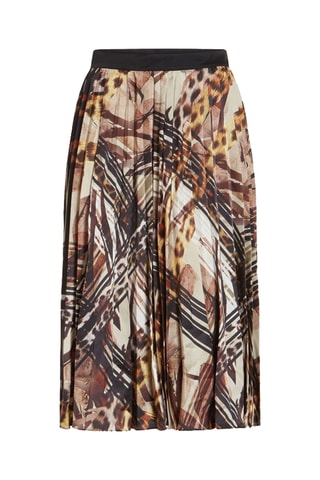 Jupe plissée - Marron