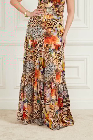 Jupe longue - Orange