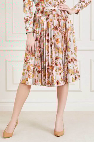 Jupe plissée - Blanc