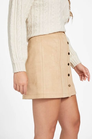 Jupe droite - Crème