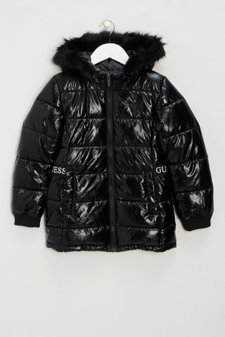 Doudoune à capuche Puffer - Noir