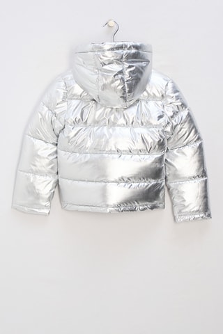 Doudoune à capuche - Argenté