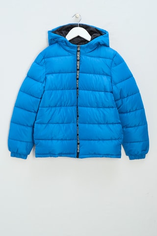 Doudoune à capuche - Bleu cobalt