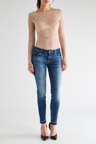 Body en dentelle Belle - Mauve