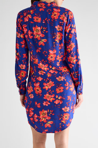 Robe chemise Misti - Bleu électrique