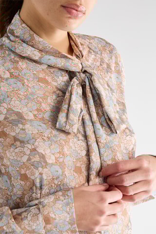 Chemisier Verry - Biege et ciel