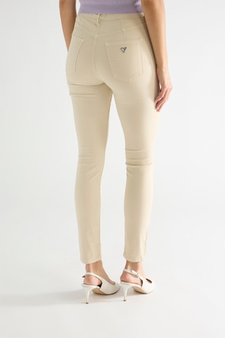 Pantalon skinny taille haute Tamara - Beige