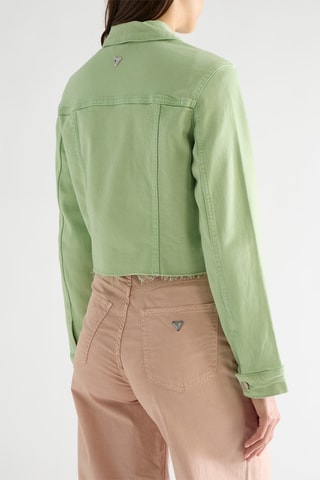 Veste courte en jean Zaira - Vert clair