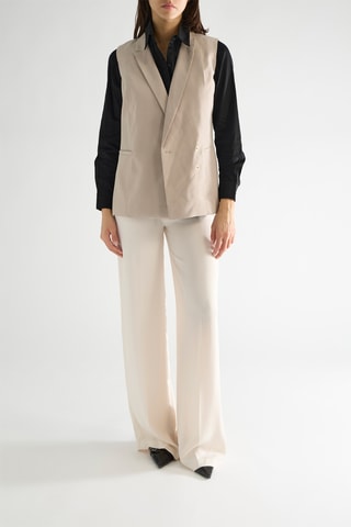 Veste sans manches Arianne - Taupe