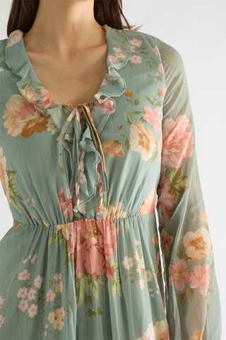 Robe longue Michelle - Vert