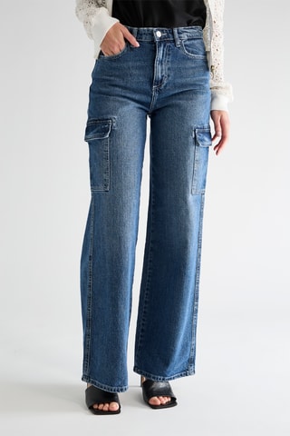 Jean cargo - Bleu marine