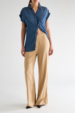 Pantalon en lin Jenny - Taupe